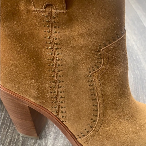 Joie Almond Toe Suede Monte Booties - Picture 4 of 8